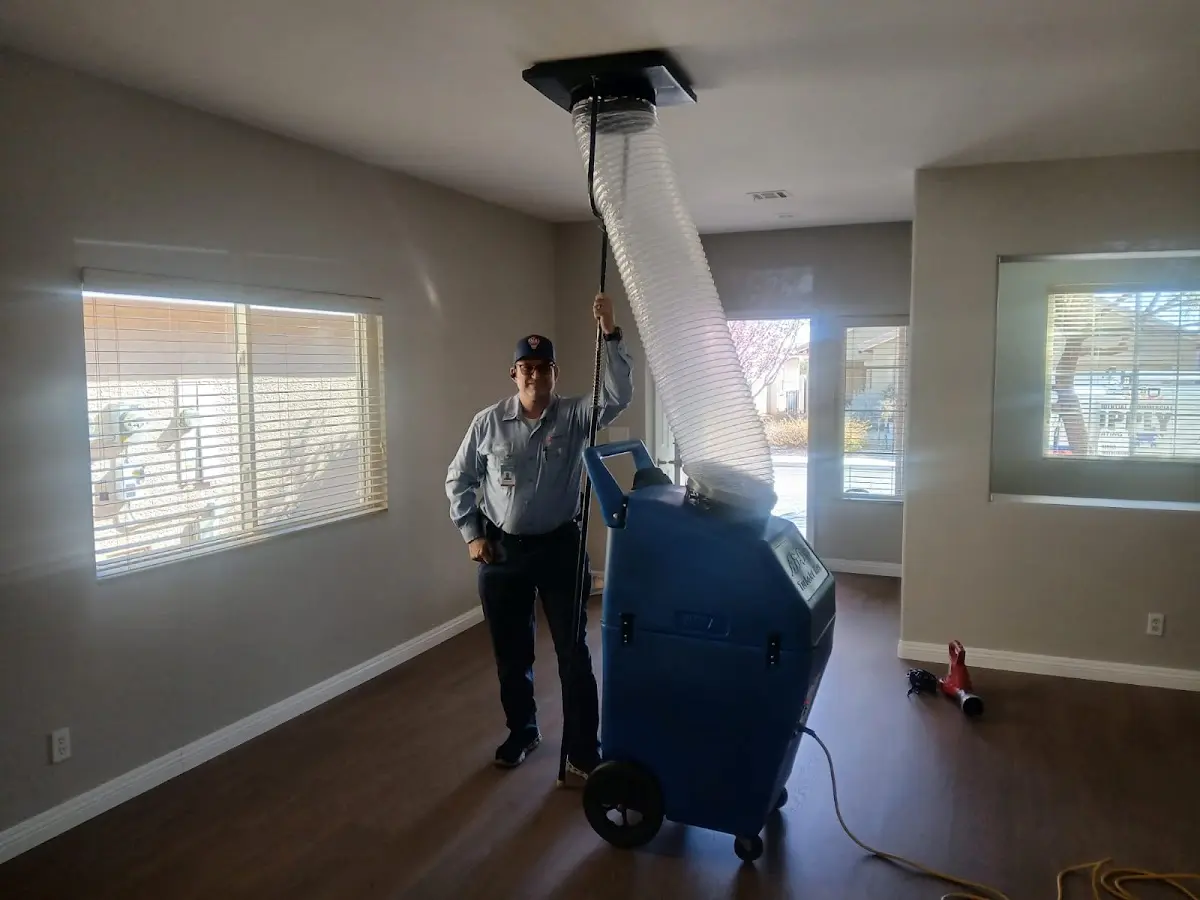 Professional Dryer Vent Cleaning work inside a Nixa home